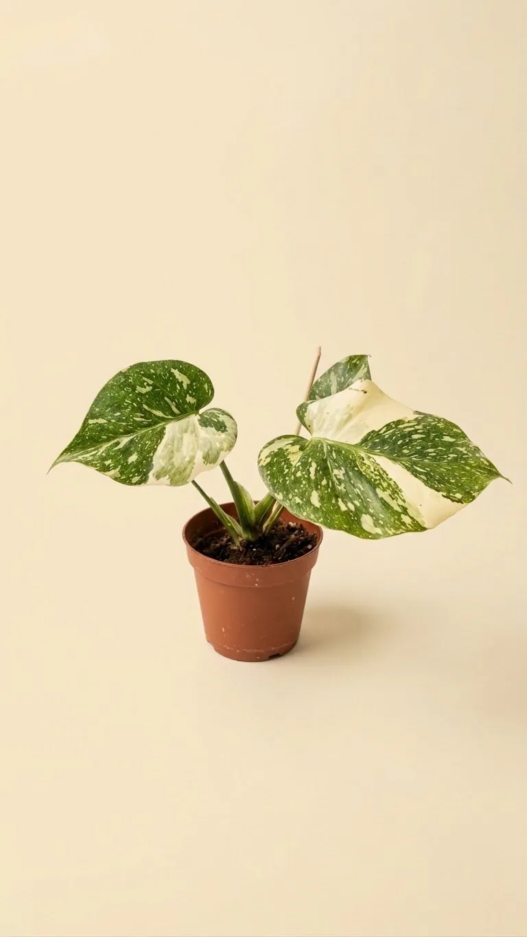Monstera Thai Constellation (Monstera deliciosa 'Thai Constellation') — planta de interior RAÍCES, foto 3 (M)