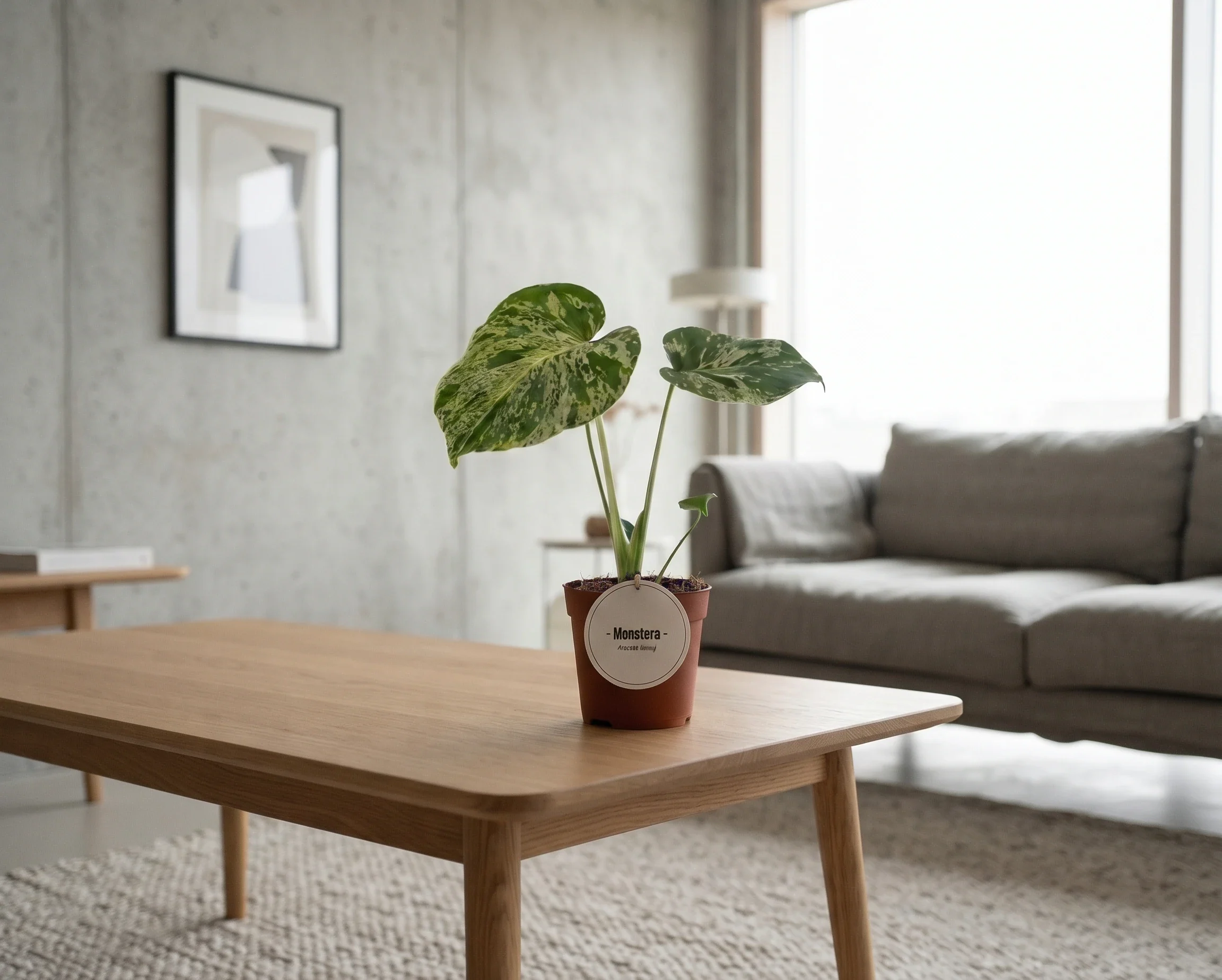 Monstera Deliciosa Bulbasaur (Monstera deliciosa 'Bulbasaur') — planta de interior RAÍCES, foto 2 (M)