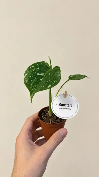 Monstera Thai Constellation (Monstera deliciosa 'Thai Constellation'): Una constelación viva