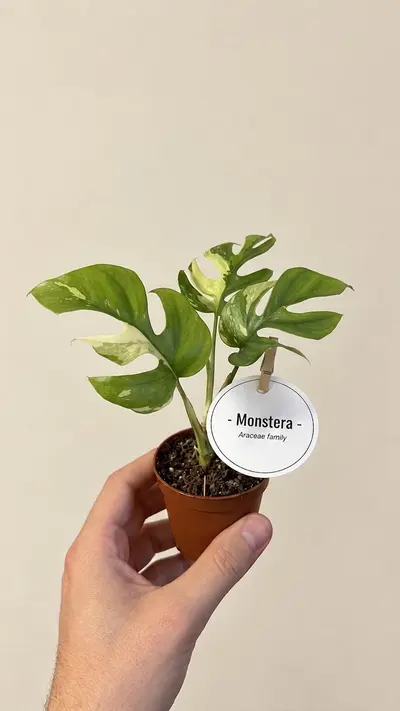 Monstera Mínima Variegada